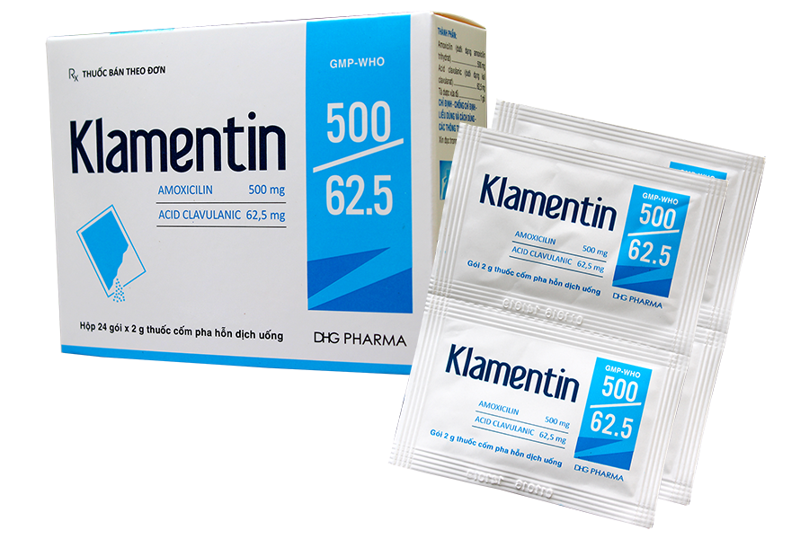 Thuốc kháng sinh Klamentin 500 được chỉ định điều trị những bệnh nhiễm khuẩn nào?
